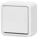 INTERRUPTOR ALEMÃO MONODIRECIONAL MONTADO NA SUPERFÍCIE BRANCO
