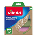PANO DE MICROFIBRA 100% RECICLADA 3 UNID. 168310 VILEDA