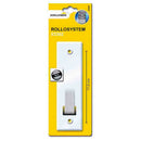 ENROLADOR DE EMBUTIR COM ESPELHO BRANCO SISTEMA MAXI 25X165X140MM