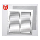 GRELHA ANTI-MOSQUITO ALUMINIO 0.6 NATURAL 200X200MM (G)