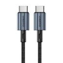 CABO USB-C PARA USB-C CHOETECH XCC-1014, PD 60W 1,2 M (PRETO)