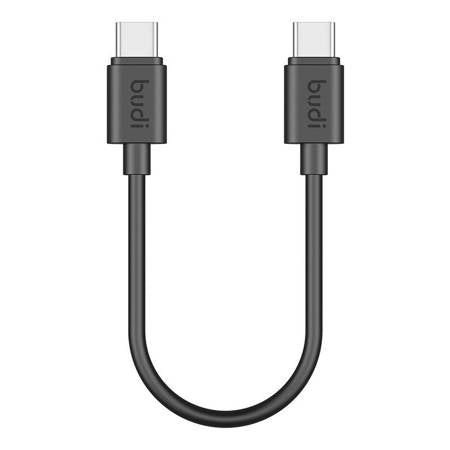 USB-C TO USB-C CABLE BUDI 65W 25CM (BLACK)