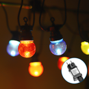 FIOS DE LUZ LED DE BAIXA VOLTAGEM 8M