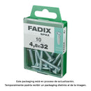 CAIXA M 10 UNID. PARAFUSO ROSCA CHAPA CR ZINCO 4,8X32MM FADIX