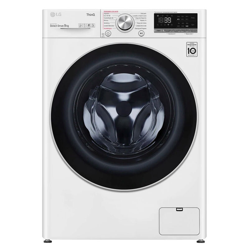 MÁQUINA DE LAVAR ROUPA LG 9KG F4WV7009S1W