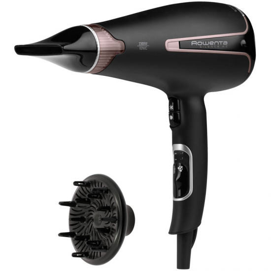 Rowenta Silence CV7920 secador de cabelo 2300 W Preto, Rosa