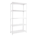 KIT ESTANTE METÁLICA COMFORT 5/300 BRANCO SIMON RACK
