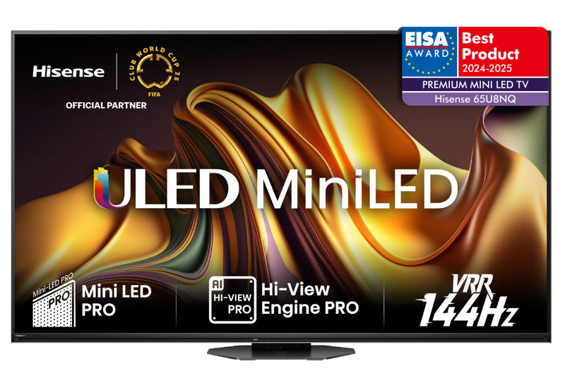 Hisense 65U8NQ TV 165,1 cm (65") 4K Ultra HD Smart TV Wi-Fi Cinz