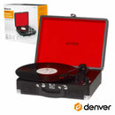 DENVER GIRA DISCOS 33/45/78RPM VINTAGE 2X1W PRETO