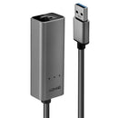 Lindy 43313 adaptador para cabos USB-A RJ-45 Prateado
