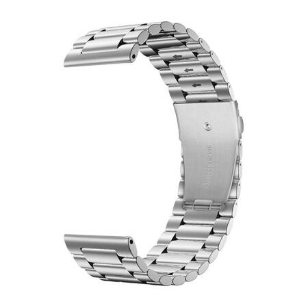 BRACELETE DE AÇO INOXIDÁVEL PARA SMARTWATCH COLMI PRATA 22 MM