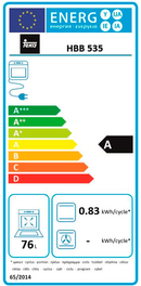 Teka HBB 535 76 l 2593 W A Preto
