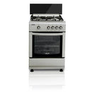 FOGÃO HAEGER GCSS6011B INOX 4 BOCAS GÁS BUTANO