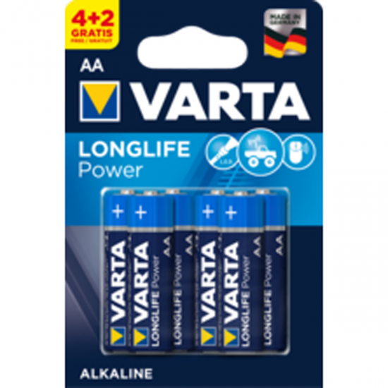 Varta 4906121436 Bateria descartável AA Alcalino