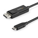 StarTech.com CDP2DP2MBD adaptador de cabo de vídeo 2 m USB Type-C