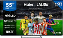 TV HAIER 55" H55M80FUX UHD MINILED GOOGLETV PEANA