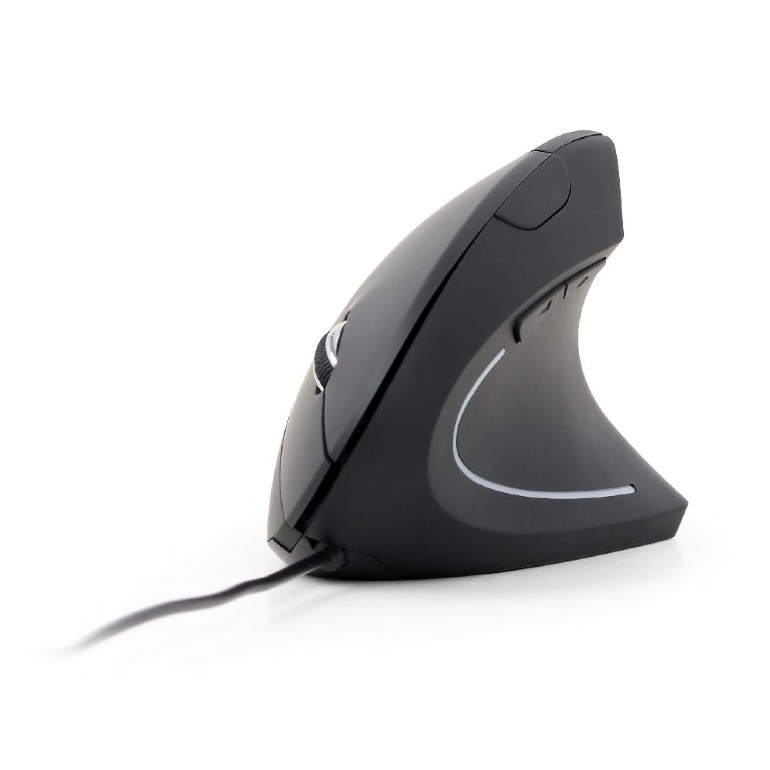 RATO GEMBIRD ERGONOMICO 6 BOTÕES USB 2.0 PRETO