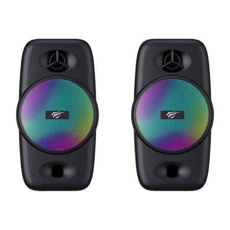 COLUNAS COMPUTADOR BLUETOOTH RGB HAVIT SK213 2.0