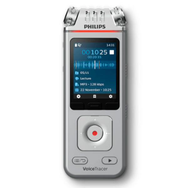 Philips Voice Tracer DVT4110/00 memogravador Cartão flash Cromado