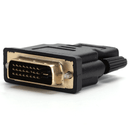 ADAPTADOR DE ÁUDIO DVI(24+1) MACHO PARA HDMI FÊMEA PRETO