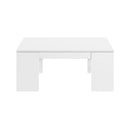 MESA DE CENTRO ELEVÁVEL, BRANCO BRILHANTE