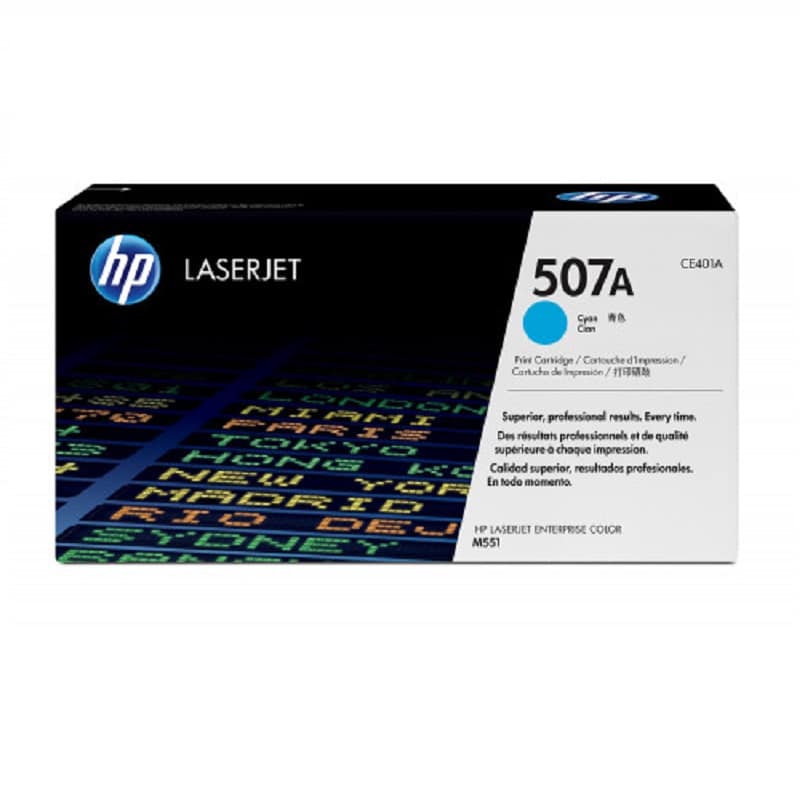 TONER ORIGINAL HP 507A CYAN CE401A