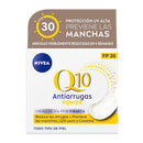 CREME DE DIA ANTIRRUGAS Q10 FPS30 PARA TODO O TIPO DE PELE 50 ML