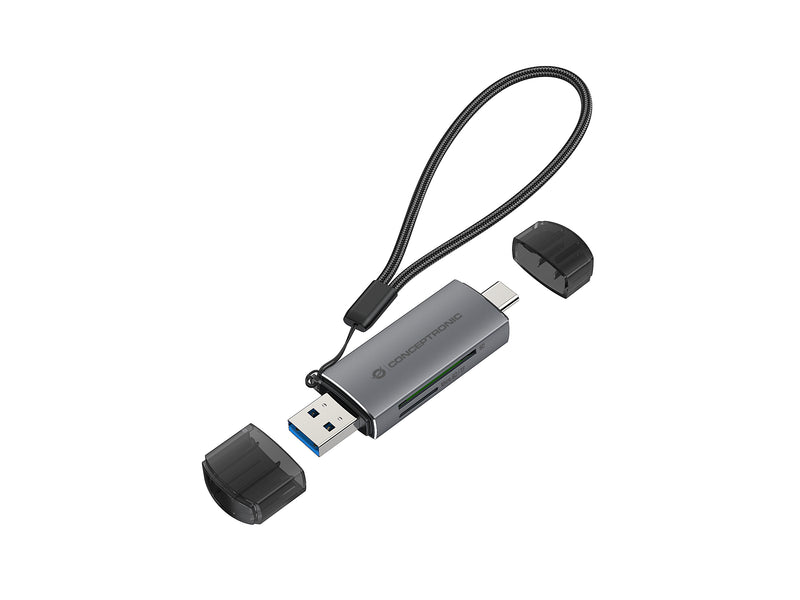 Conceptronic BIAN05G leitor de cartões USB 3.2 Gen 1 (3.1 Gen 1)