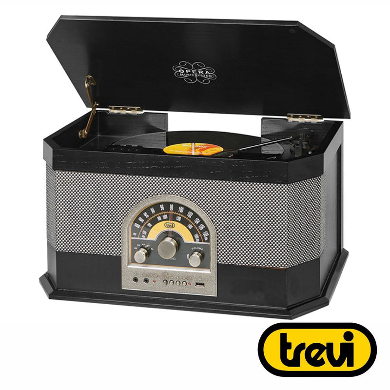 GIRA-DISCOS 334578RPM AMFM VINTAGE C BLUETOOTH TREVI