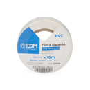 FITA ISOLANTE 10M X 19MM BRANCA EDM ALTA QUALIDADE