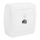TOMADA TELEFONE RJ45 CAT 5E 74X72X28MM. SUPERFICIE MURAL SOLERA M