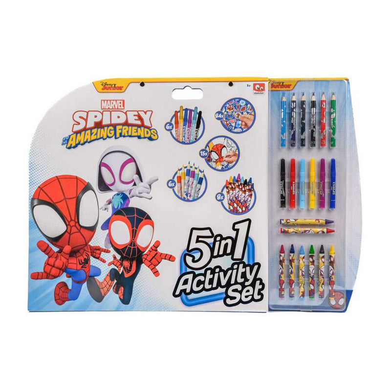 KIT DE TRABALHOS MANUAIS 5 EM 1 SPIDERMAN