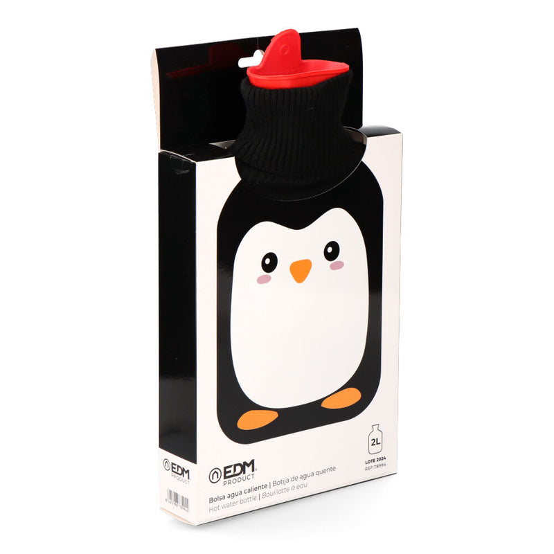 BOTIJA DE ÁGUA QUENTE, MODELO PINGUIM, 2L. EDM