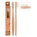 ESCOVA DE DENTES CORPO BAMBU NYLON 2 UNID.