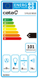 CATA CHAMINE 90CM 299M3H INOX