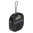 RÁDIO FM RESISTENTE À ÁGUA IPX4 AD 1912, 9 X 9 X 2,5 CM