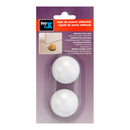 BATENTE ADESIVO FLEXIVEL BRANCO (BLISTER 2 UNID.) INOFIX