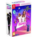 JGO. SWITCH LETS SING 2025 + 2 MICROFONOS