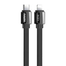 CABO USB-C-LIGHTNING REMAX PLATINUM PRO, RC-C050, 20W PRETO