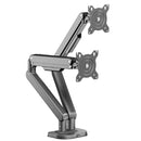 SUPORTE DE SECRETÁRIA FULL-MOTION PARA DUPLO MONITOR 13-32" GRAY
