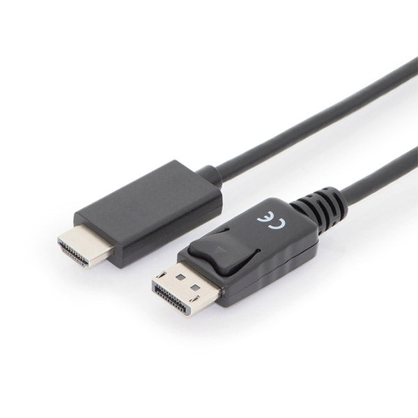 DIGITUS CABO ADAPTADOR DISPLAYPORT HDMI MM 1MT PRETO