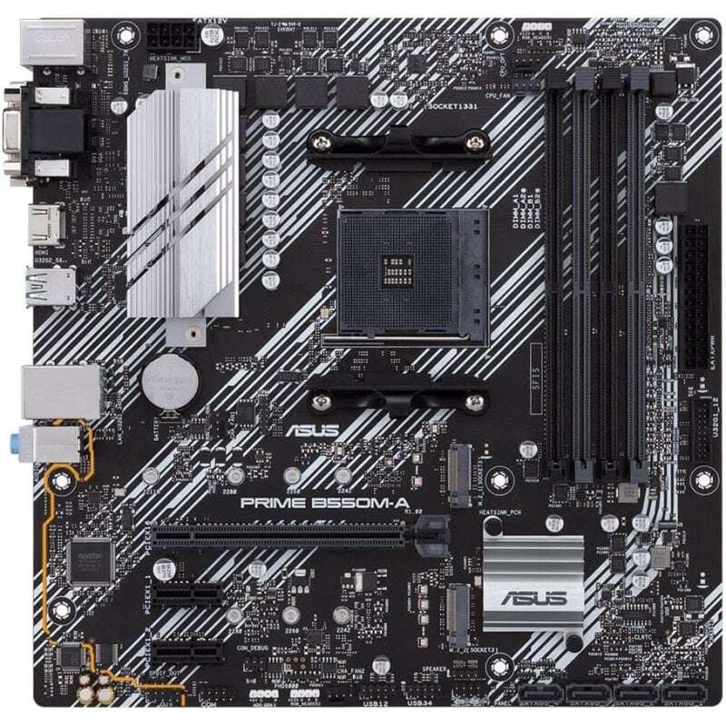 MB ASUS AMD B550 SKT AM4 VGAHDMIDVI - PRIME B550M-ACSM