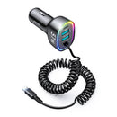 CARREGADOR DE ISQUEIRO JOYROOM JR-CL20, 2X USB + 2X LIGHTNING, 57