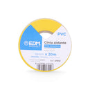 FITA ISOLANTE 20M X 19MM AMARELA EDM ALTA QUALIDADE