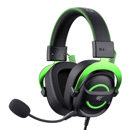 AUSCULTADORES GAMING HAVIT H2002E PRETOVERDE