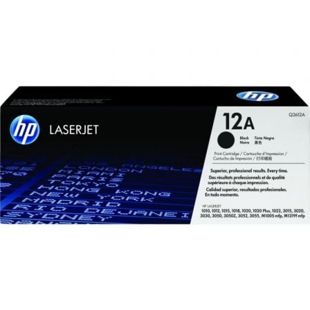 HP Toner LaserJet Original 12A Preto