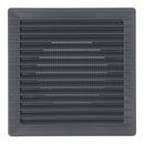 REJILLA VENTILACIÓN CUADRADA EMPOTRABLE Ø 100MM CON MOSQUITERA 17