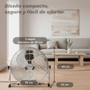 VENTOINHA DE CHÃO INDUSTRIAL GRUNKEL MET-H16INDUSTRIAL 90W 3 ASPA