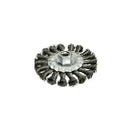ESCOVA PLANA AÇO RETORCIDO COM ROSCA Ø14MM Ø115MM FHR115 MOTA