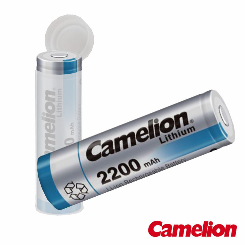 BATERIA LÍTIO RECARREGÁVEL 18650 3.7V 2200MA CAMELION